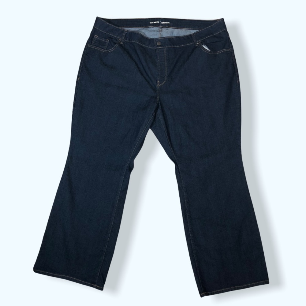 Old Navy Dark Wash Original Mid-Rise Jeans Sz 24S